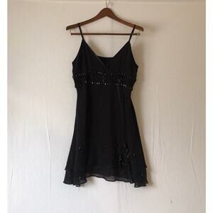 Bebe dress 100% large black